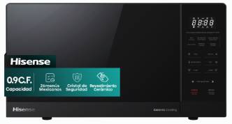 Horno de Microondas HISENSE HMMS2509BP 0.9 pies cúbico - Horno de Microondas HISENSE HMMS2509BP 0.9 pies cúbico -